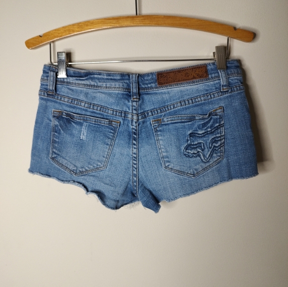 🎀 Fox Dylan short jean shorts size 3 - Picture 2 of 5